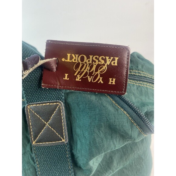 Harrods Knightsbridge Green Travel Duffel Bag Large Tote Weekender Carry-On - Picture 16 of 16